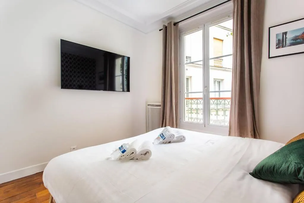 Montmartre Seveste Magnifique Appartement 2Br Paříž 0*,  Francie